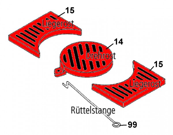 Leda Rubin K19 Asrooster Set A
