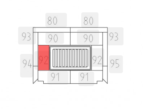 Haas-Sohn Stockholm 152.15 Bodemsteen links