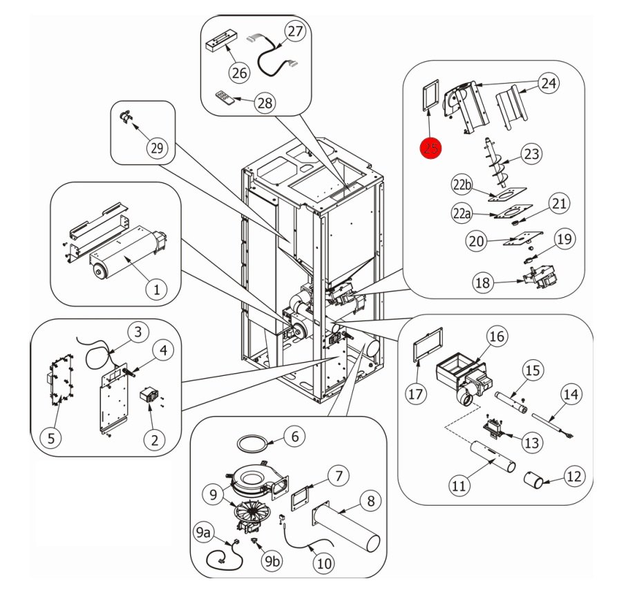 MCZ EGO-Air 1.0 Pijpleidingafdichting