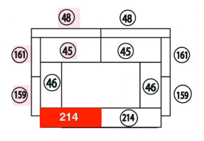 Haas-Sohn Grado 252.17 Bodemsteen links voorkant