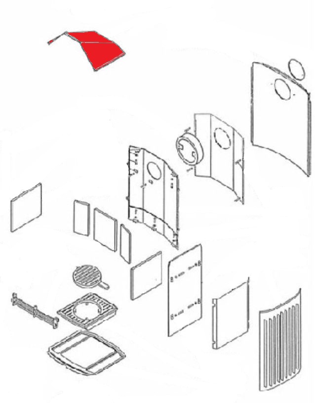 Morsö 1126 vlamplaat A