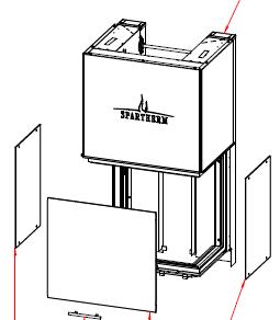 Spartherm Premium A-3RL-60h Glasruit rechts