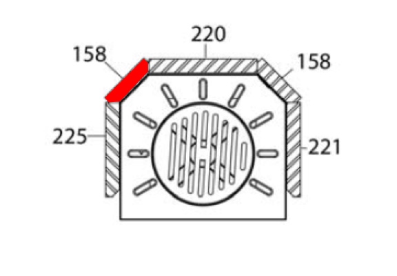 Haas-Sohn Trient 262.15 Zijsteen links achteraan