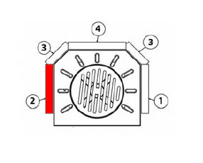 Haas-Sohn RHO 233.17 Zijsteen links voorkant