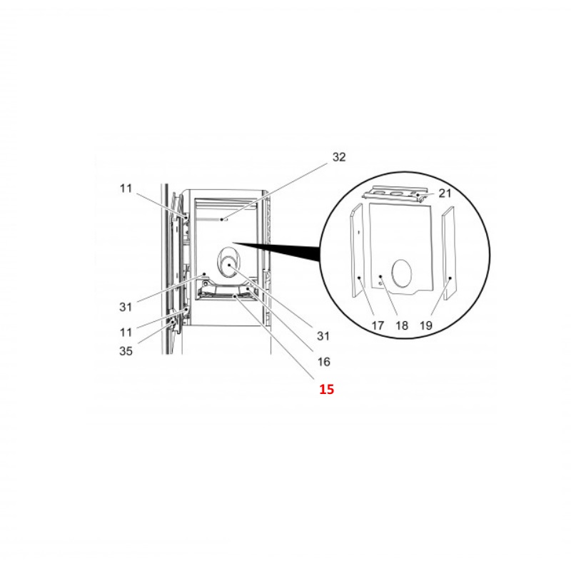 Haas-Sohn Pallazza II 534.08 branderpot
