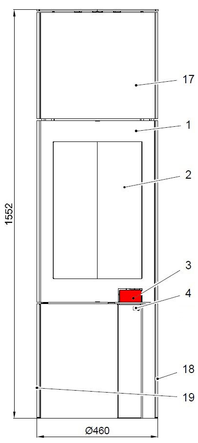 Haas-Sohn Kalius 286.12 Deurklink