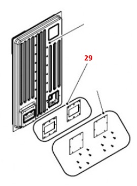 Haas-Sohn Pelletto 417.08 afdichting inspectiedeksel Set