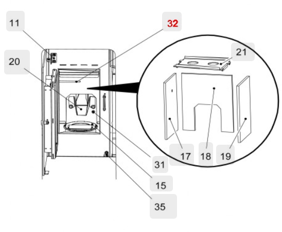 Haas-Sohn Pallazza 532.08 Vlamtemperatuursensor