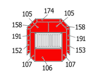 Haas-Sohn Siena 277.17 binnenwerk