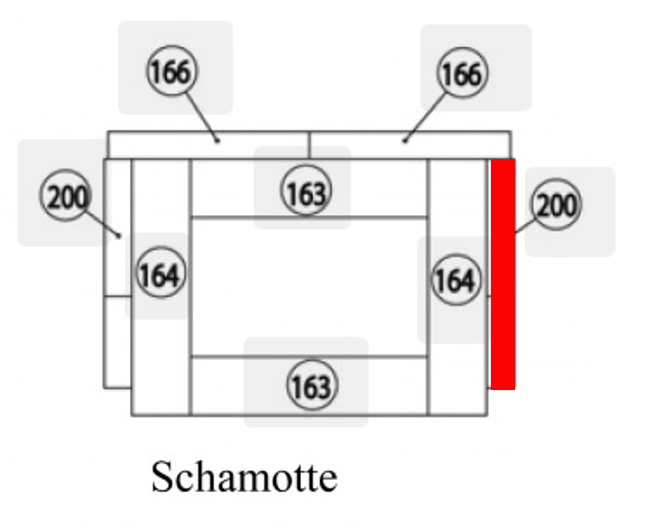 Haas-Sohn Varde 275.15 Zijsteen rechts