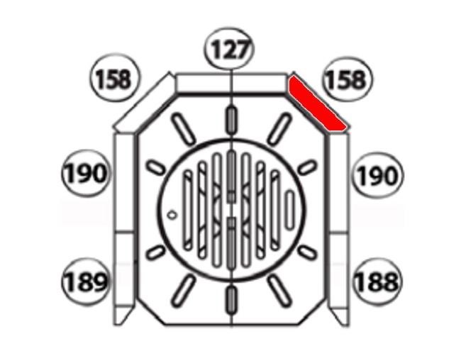 Haas-Sohn Harstad 216.15 Zijsteen rechts achteraan