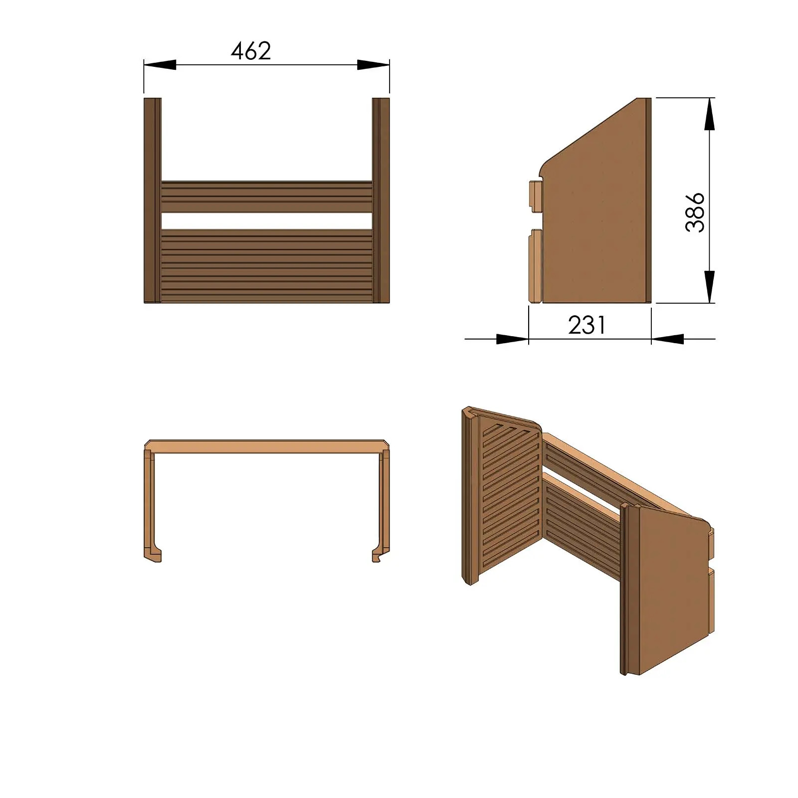 Termatech TT80 Zijsteen Set