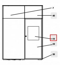 Haas-Sohn Catania RLU 441.08 Glasruit binnen