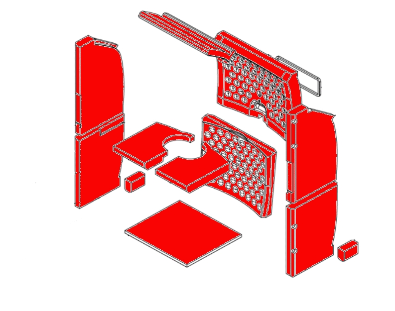 Attika Bionic Fire EVO binnenwerk