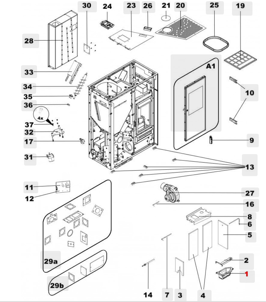 Haas-Sohn Lucca II RLU 442.08 branderpot