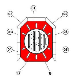 Haas+Sohn Husum 206.15 Support de grille