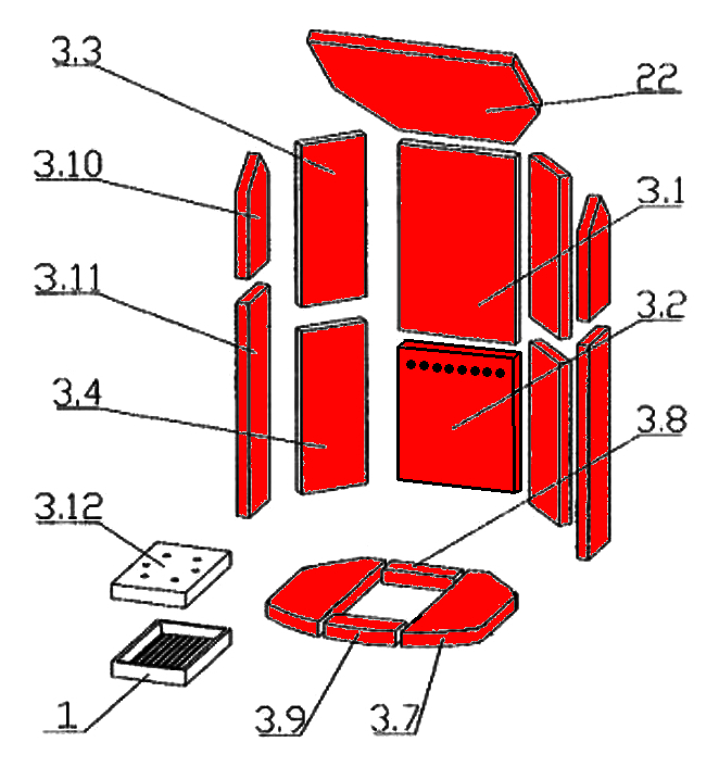 Oranier Arktis 8 binnenwerk C
