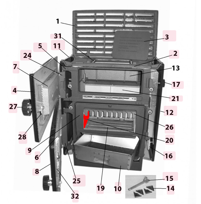 Haas-Sohn Velten 136.12 Zijsteen rechts
