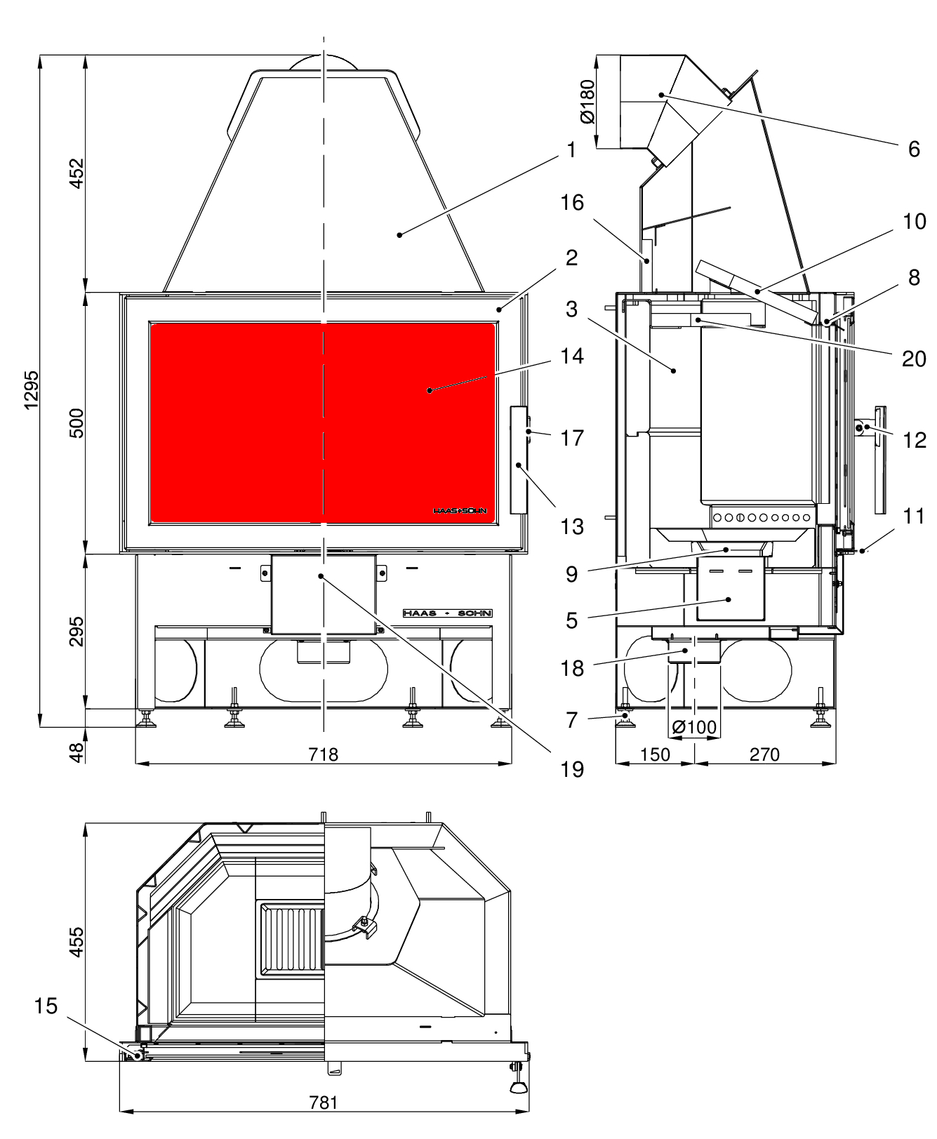 Haas-Sohn Adonis Glasruit