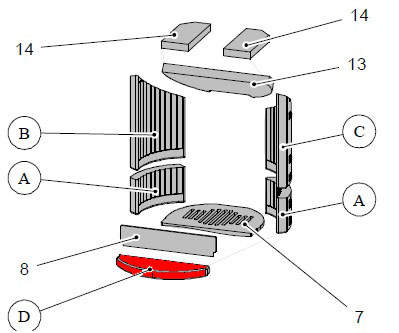 Haas-Sohn Ficus 287.12 Bodemsteen voorkant
