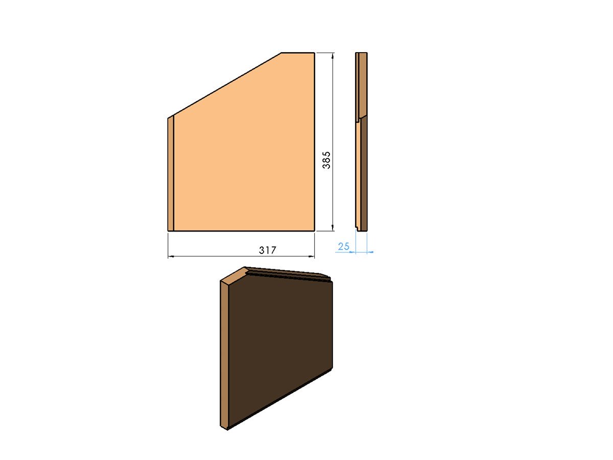 Termatech TT1 Zijsteen rechts